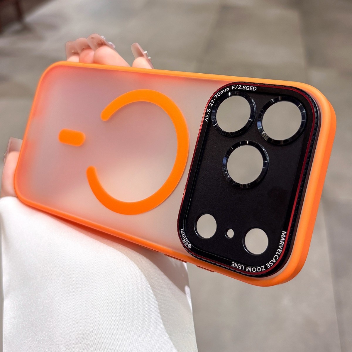 Suitable For IPhone Pro Max, New Matte 17 Simple Full-cover Anti-drop Magnetic Protective Case_voghion.com