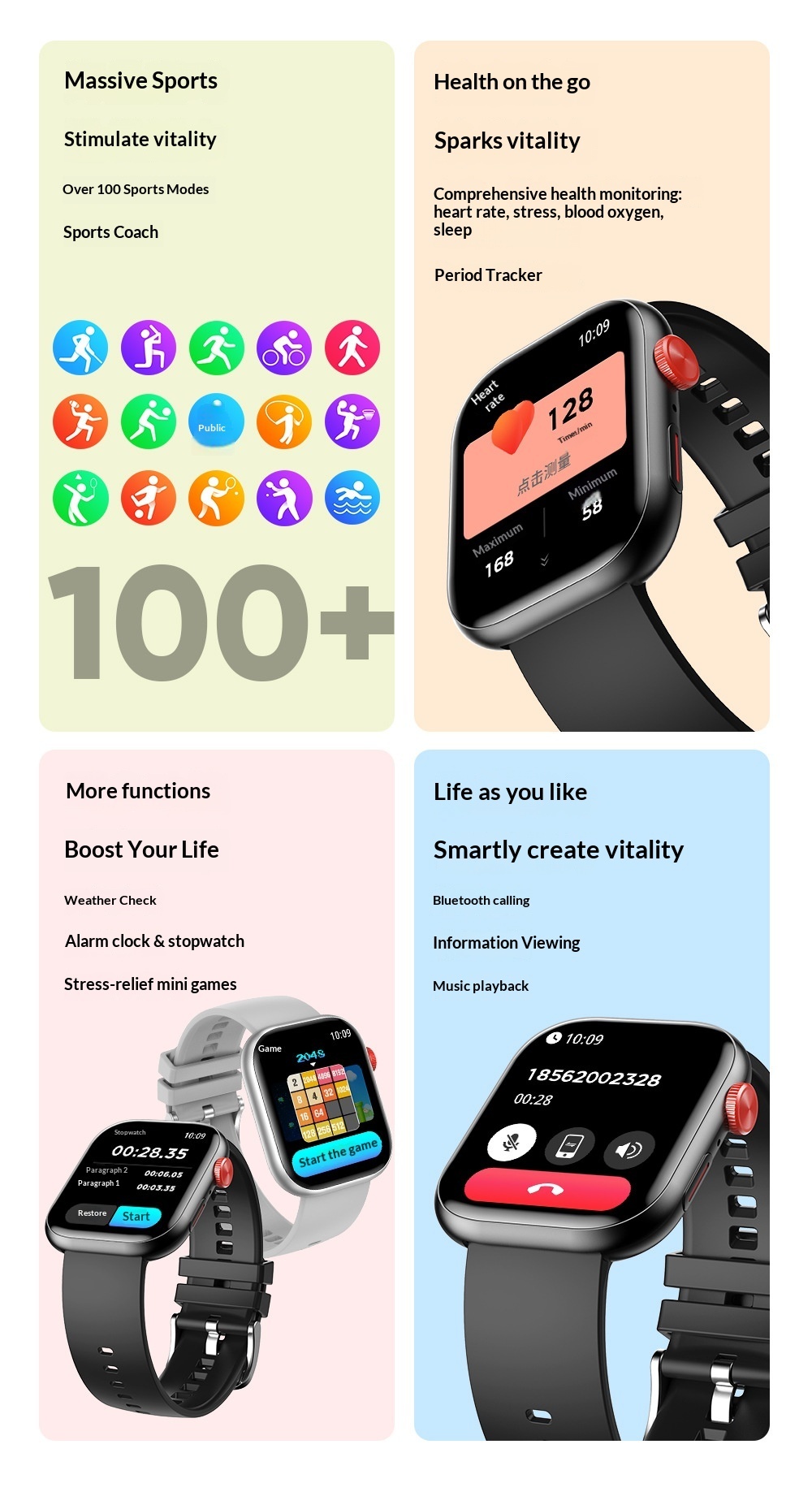 Smart Watch S9 Ultra 2 With Heart Rate And Bluetooth Call Feature_voghion.com