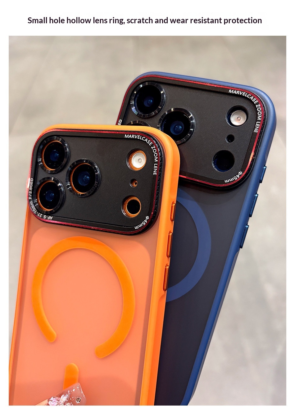 Suitable For IPhone Pro Max, New Matte 17 Simple Full-cover Anti-drop Magnetic Protective Case_voghion.com