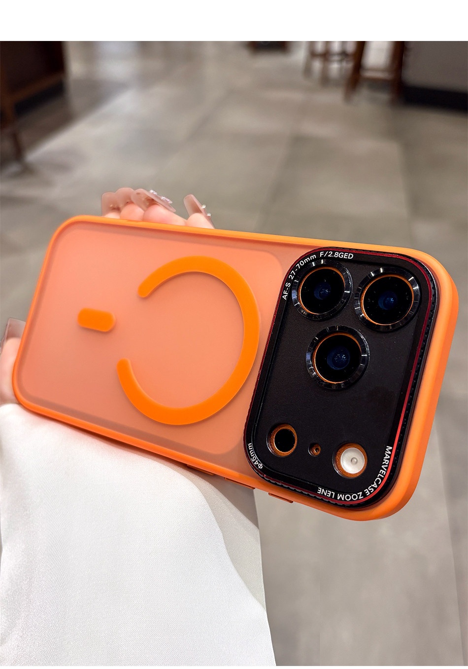 Suitable For IPhone Pro Max, New Matte 17 Simple Full-cover Anti-drop Magnetic Protective Case_voghion.com