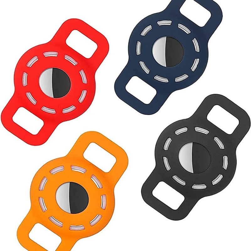 Pet Cat Dog Strap Compatible With AirTags Anti-Lost Locator Tracker Protective Case_voghion.com