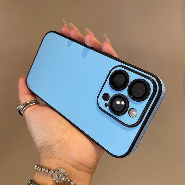 Eenvoudig, effen leren hoesje, geschikt voor iPhone 17, voelt luxe aan, biedt volledige bescherming tegen vallen._voghion.com