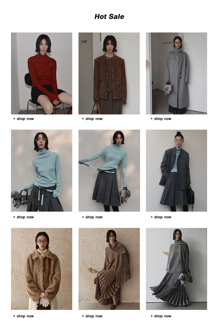 UNITY MODE Woolen Suit Jacket For Women, Elegant Commuting Tweed Coat 241886_voghion.com