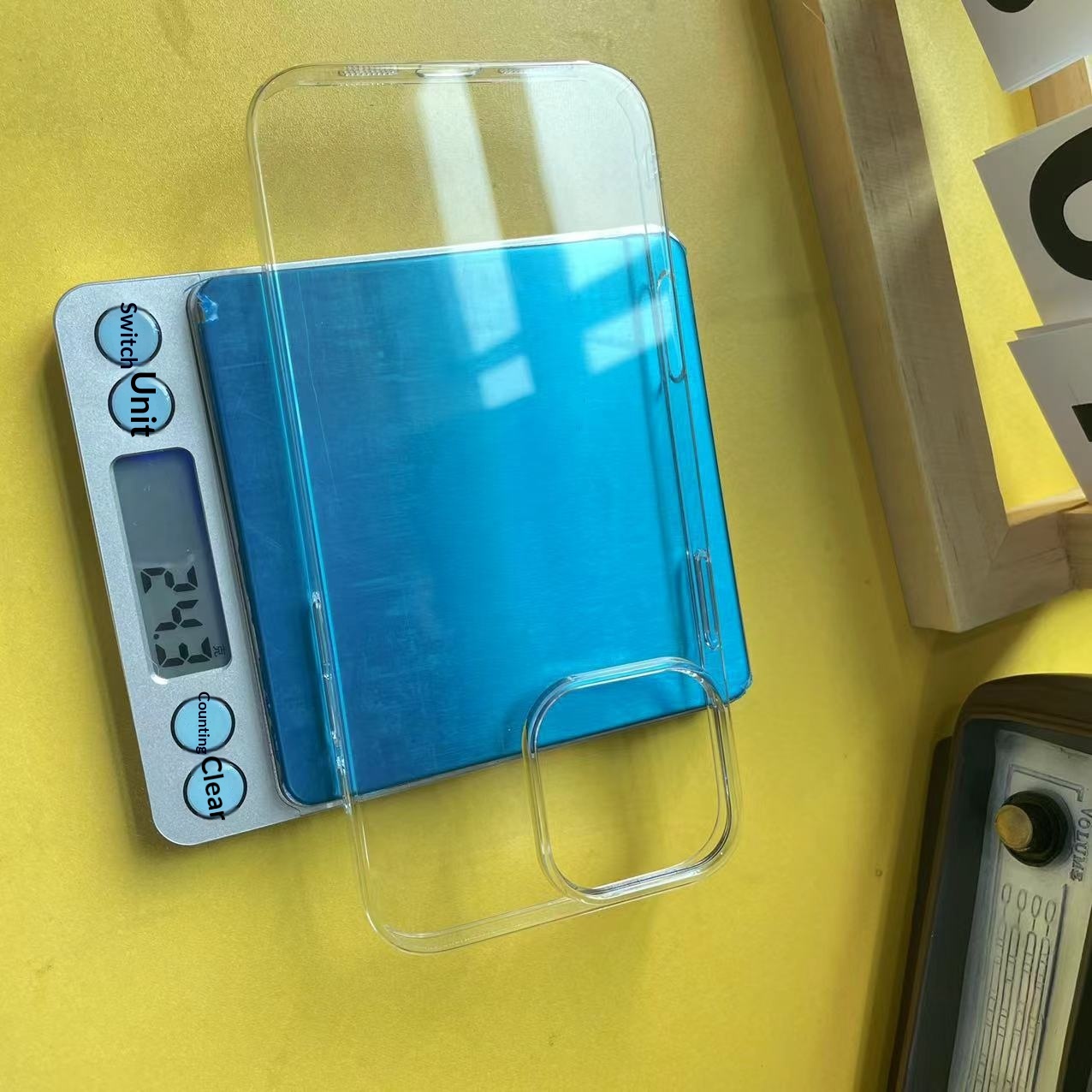 Suitable For IPhone15promax Magnetic Phone Case 15plus Transparent PC Hard Protective Cover_voghion.com