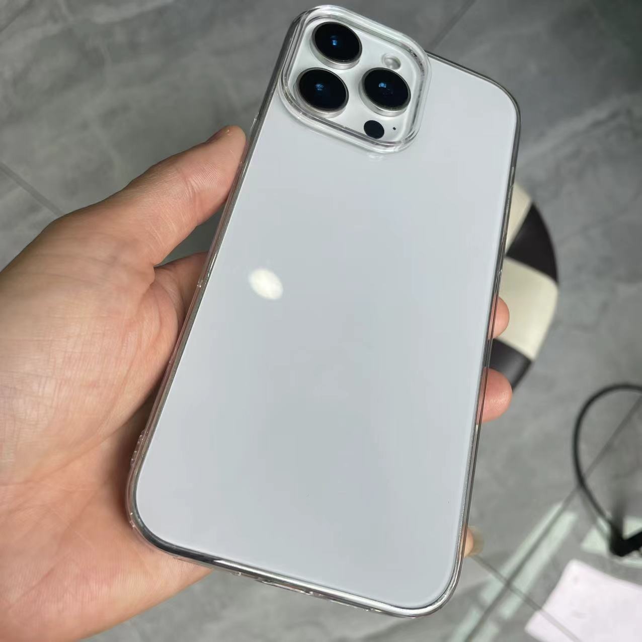 Suitable For IPhone15promax Magnetic Phone Case 15plus Transparent PC Hard Protective Cover_voghion.com