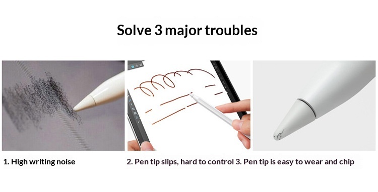 Geeignet für iPad-Tablet-Stiftspitzen mit kapazitivem Stift – Silikon-Schutzhülle gegen Stöße_voghion.com