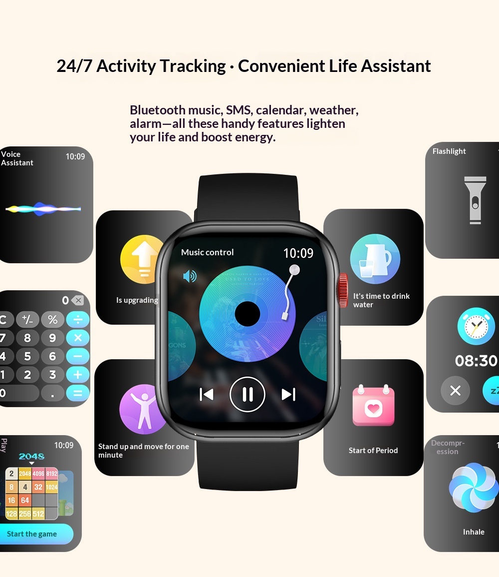 Smart Watch S9 Ultra 2 With Heart Rate And Bluetooth Call Feature_voghion.com
