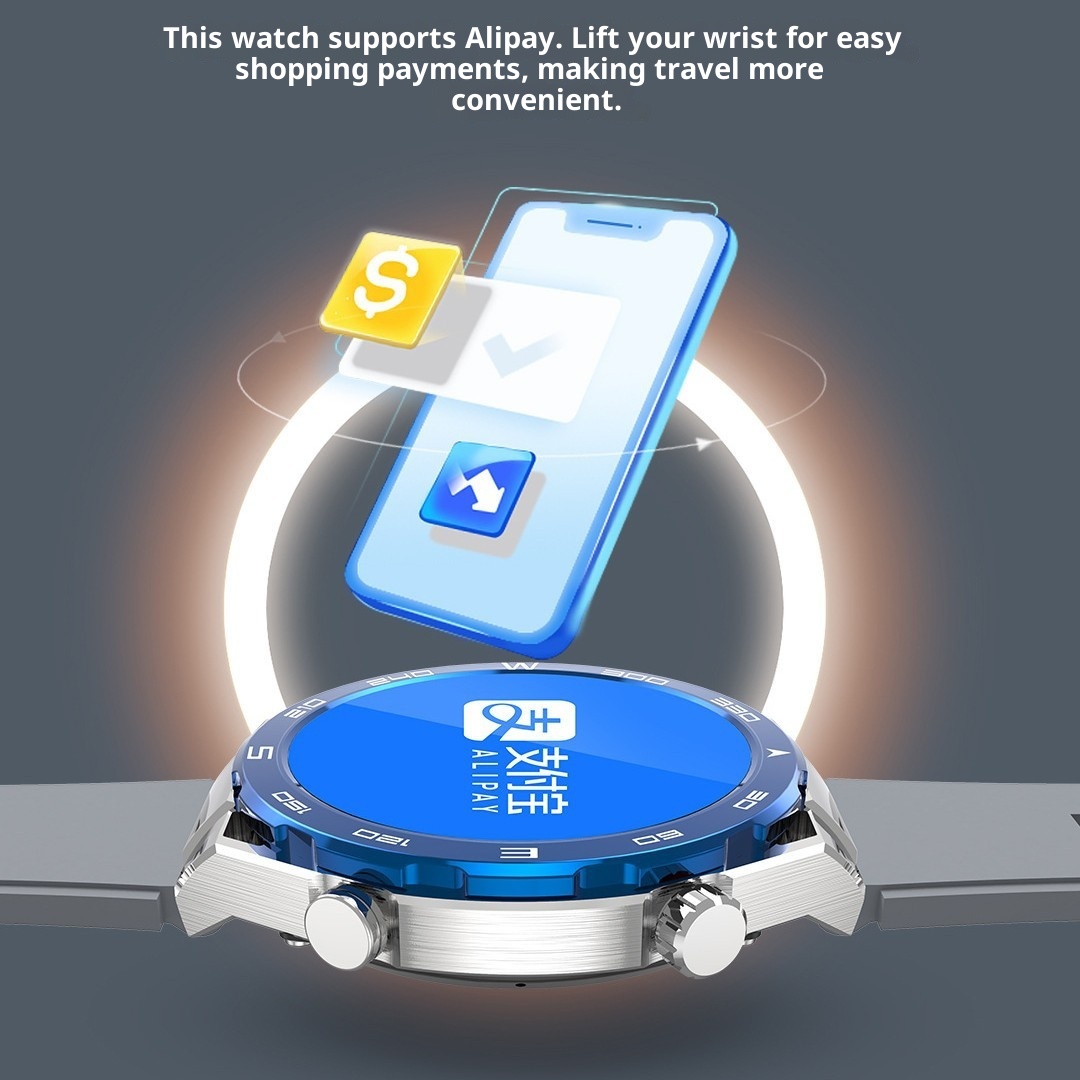 New Bluetooth Smartwatch⌚TB71 Heart Rate Pressure Blood Oxygen Sports Waterproof Smartwatch With Alipay_voghion.com