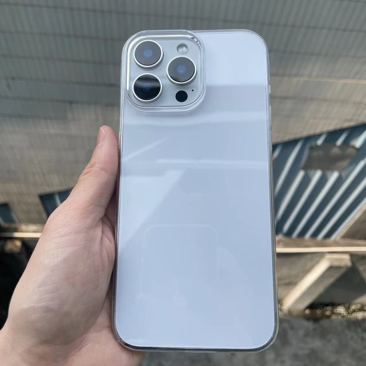 Suitable For IPhone15promax Magnetic Phone Case 15plus Transparent PC Hard Protective Cover_voghion.com