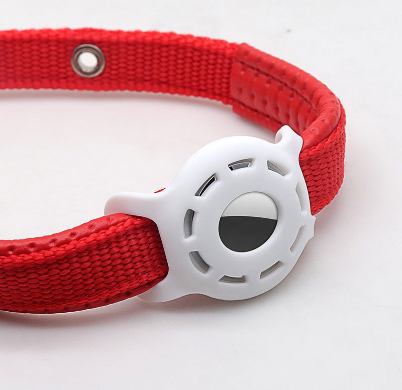Pet Cat Dog Strap Compatible With AirTags Anti-Lost Locator Tracker Protective Case_voghion.com