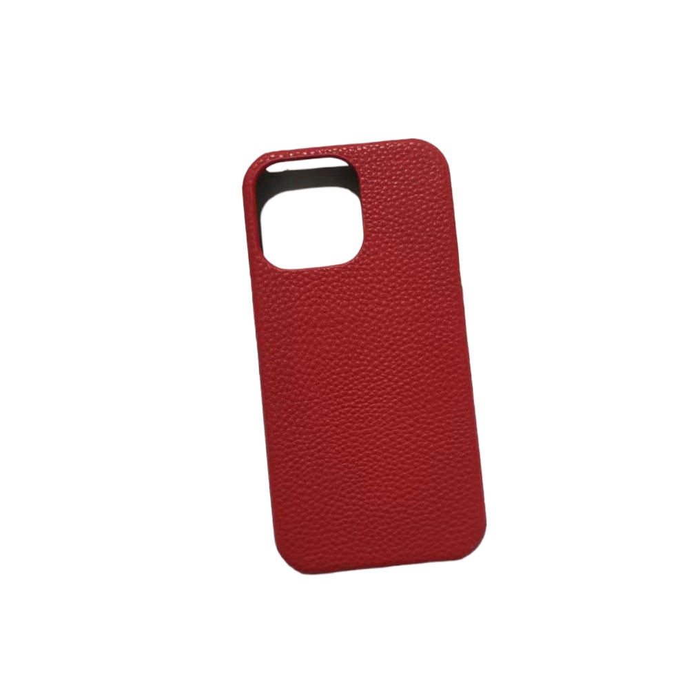 Nouvelle coque à motif litchi pour iPhone 15/16/17, demi-coque de protection pour iPhone 16 Pro et iPhone 16 Pro Max, coque rigide de refroidissement._voghion.com