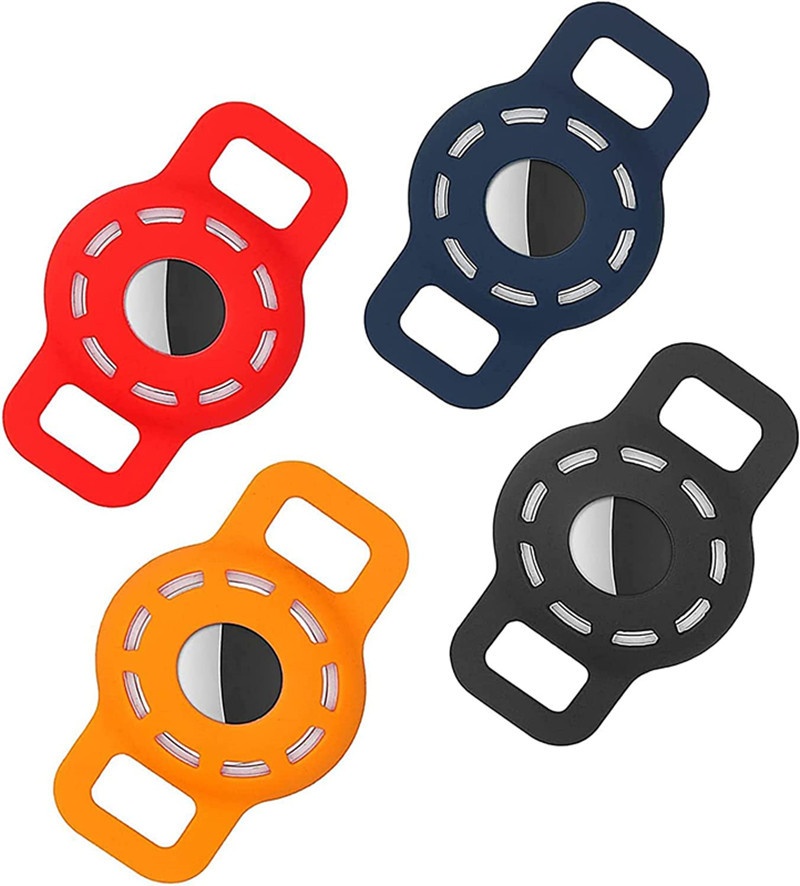 Pet Cat Dog Strap Compatible With AirTags Anti-Lost Locator Tracker Protective Case_voghion.com