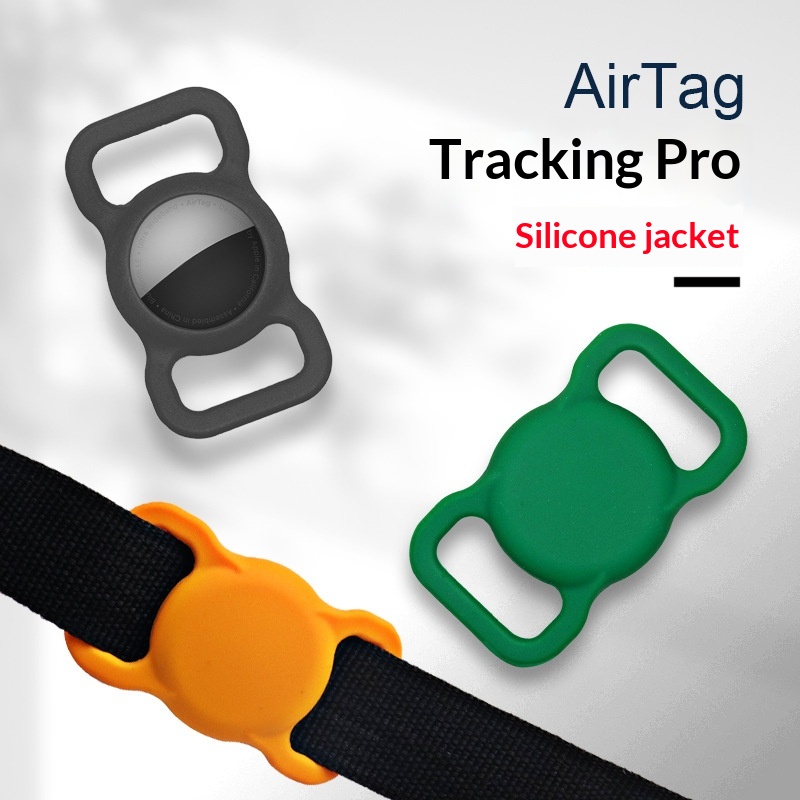 Anti-lost Silicone Protective Case Airtag Tracker For Dogs_voghion.com