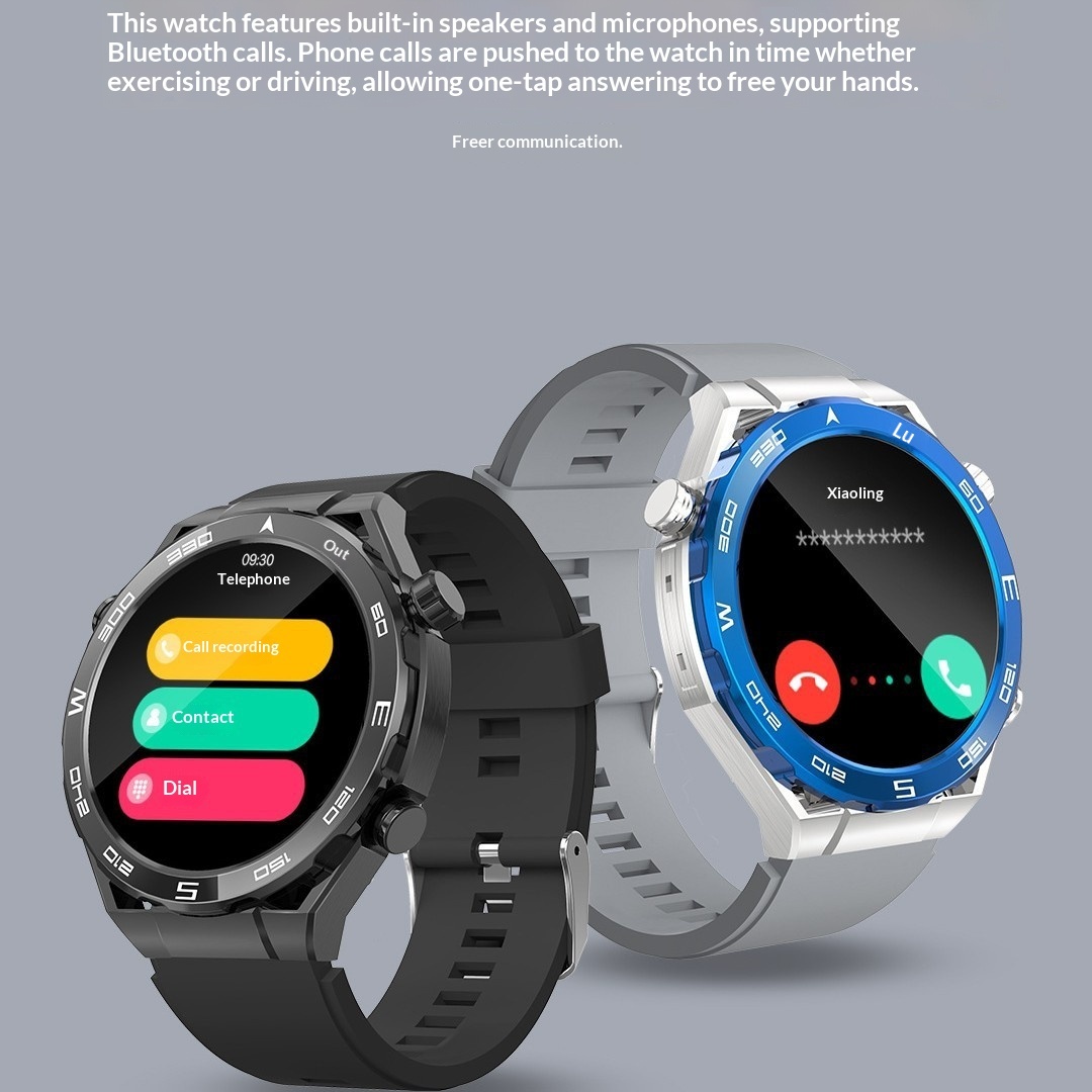 New Bluetooth Smartwatch⌚TB71 Heart Rate Pressure Blood Oxygen Sports Waterproof Smartwatch With Alipay_voghion.com
