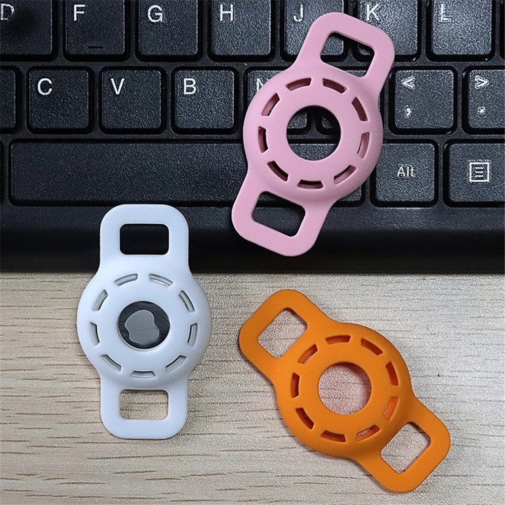 Pet Cat Dog Strap Compatible With AirTags Anti-Lost Locator Tracker Protective Case_voghion.com