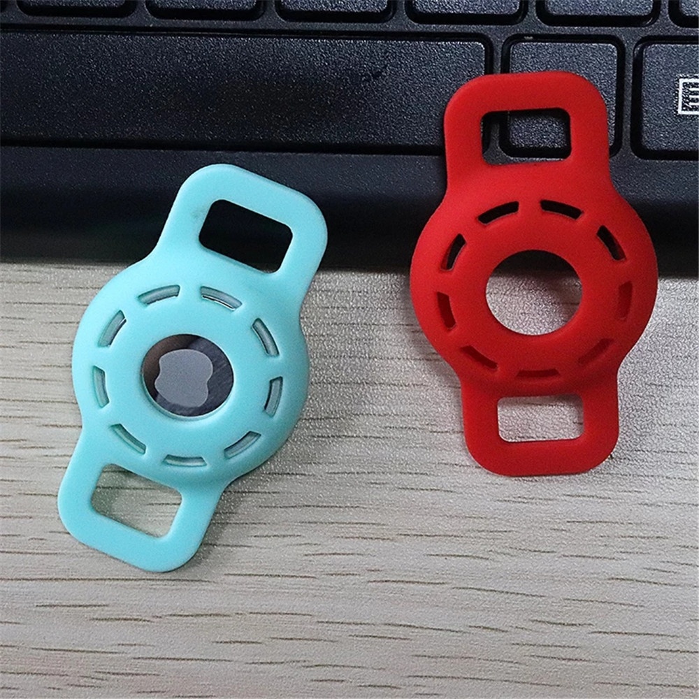 Pet Cat Dog Strap Compatible With AirTags Anti-Lost Locator Tracker Protective Case_voghion.com