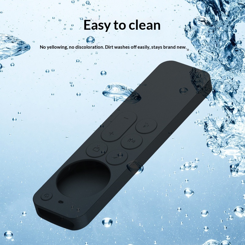 Custodia protettiva in silicone morbida antiurto a copertura totale, adatta per telecomandi di TV di sesta/settima generazione._voghion.com