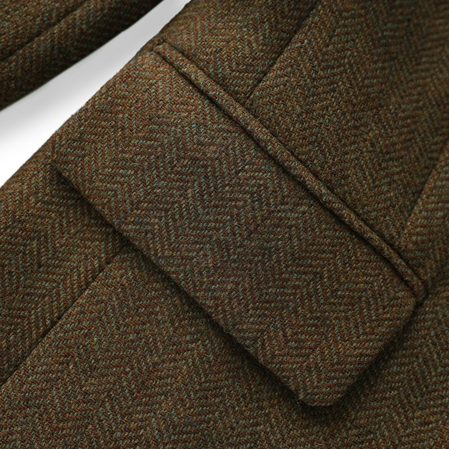 2515412-Nanyou Hochwertiger, dicker Damenblazer im neuen Old Money Stil aus Fischgrät-Wollmischung für den Winter_voghion.com