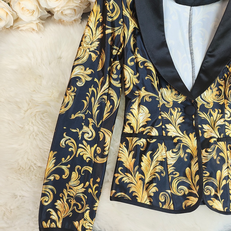 Women's Long-sleeve Elegant Blazer Jacket Professional Style_voghion.com