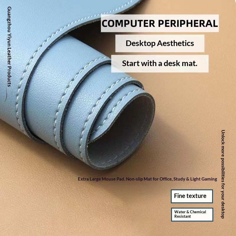 Ekstra Büyük Boy Deri Fare Altlığı, Bilgisayar Isı Yalıtımı, Yemek Masası, Çalışma Masası, Yazı Masası, Kitap Masaüstü Matı_voghion.com