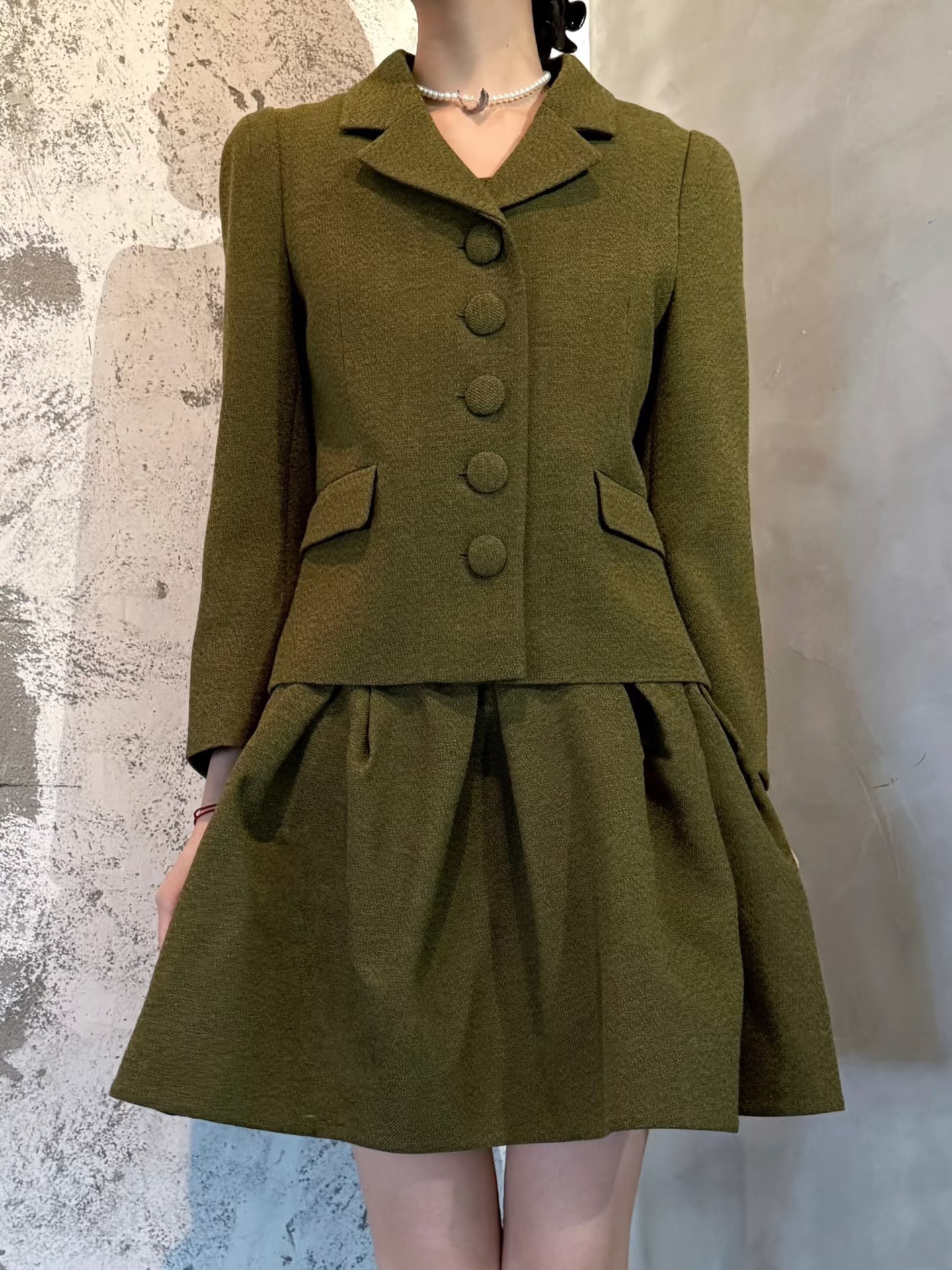 Damen Blazer Für Den Herbst Und Winter Aus Edlem Wollstoff_voghion.com
