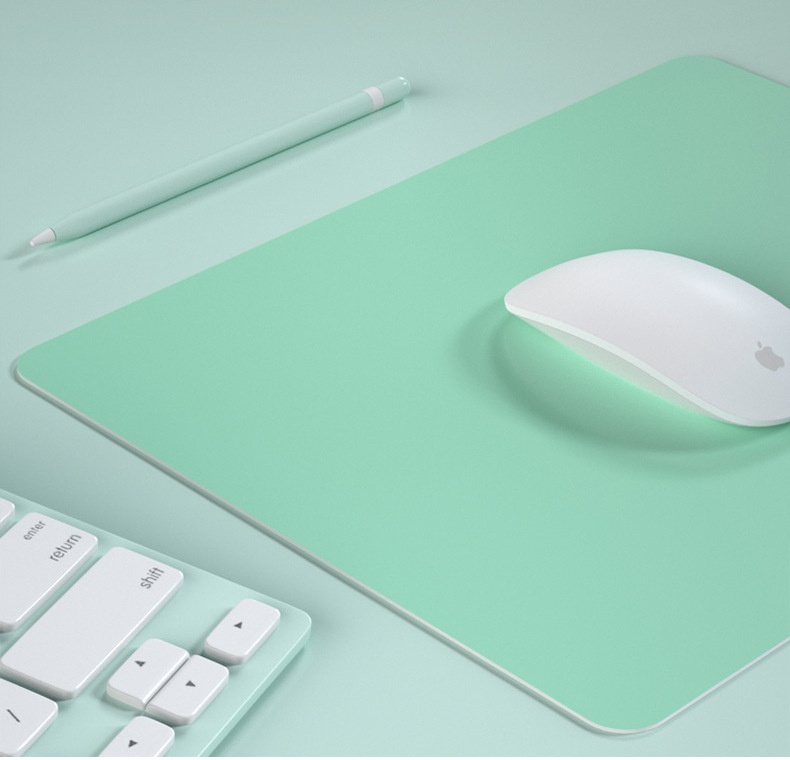 Tappetino antiscivolo in silicone liquido per mouse da gioco, ufficio, scrivania, piccolo, con tecnologia a ioni negativi e tastiera._voghion.com