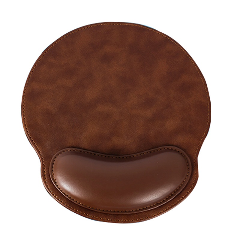 PU Leather Wholesale Office Hand Pillow Computer Rest Wrist Support Mouse Pad_voghion.com