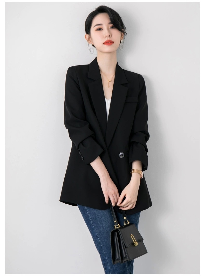Women's Slim Fit Blazer - Stylish Lightweight Casual Jacket_voghion.com