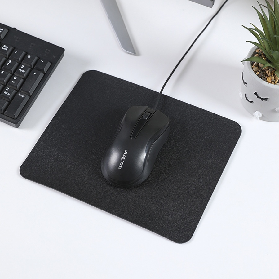 Tappetino da scrivania in pelle tinta unita, antiscivolo, termoisolante, per laptop, piccolo e semplice, con design transfrontaliero._voghion.com