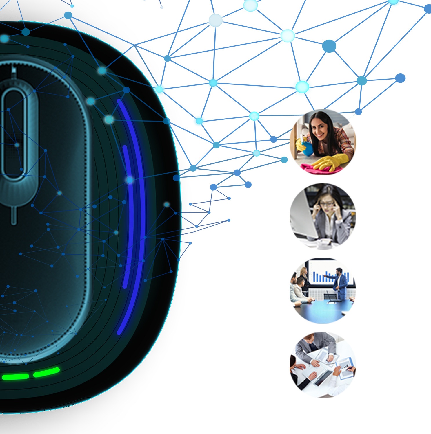 Lampe LED anti-veille avec mouvement automatique pour empêcher le verrouillage de l'écran de l'ordinateur, accessoire de jeu, déplace-souris_voghion.com