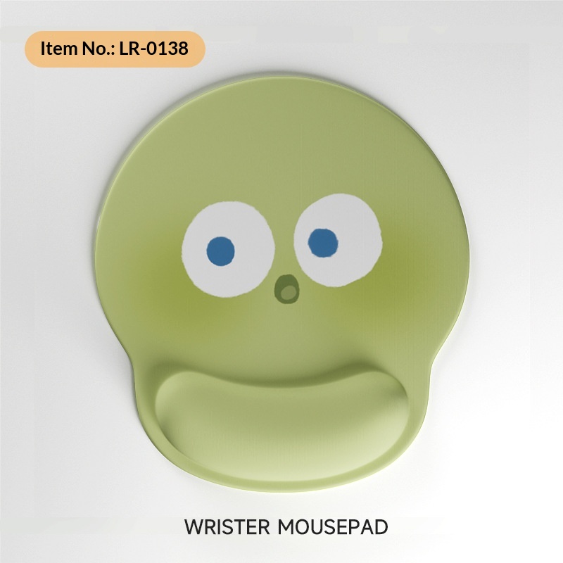 Simpatico poggiapolsi in silicone per computer da ufficio, laptop e tastiera._voghion.com