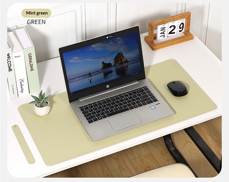 Dirty-resistant Leather Mouse Extra-large Computer Waterproof Writing Desk Table Gaming Keyboard Pad_voghion.com