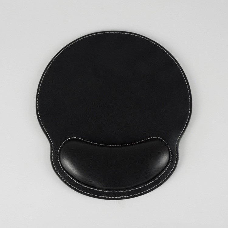 High-End PU Leather Soft Surface Keyboard Rest Computer Wrist Gaming Mouse Pad_voghion.com