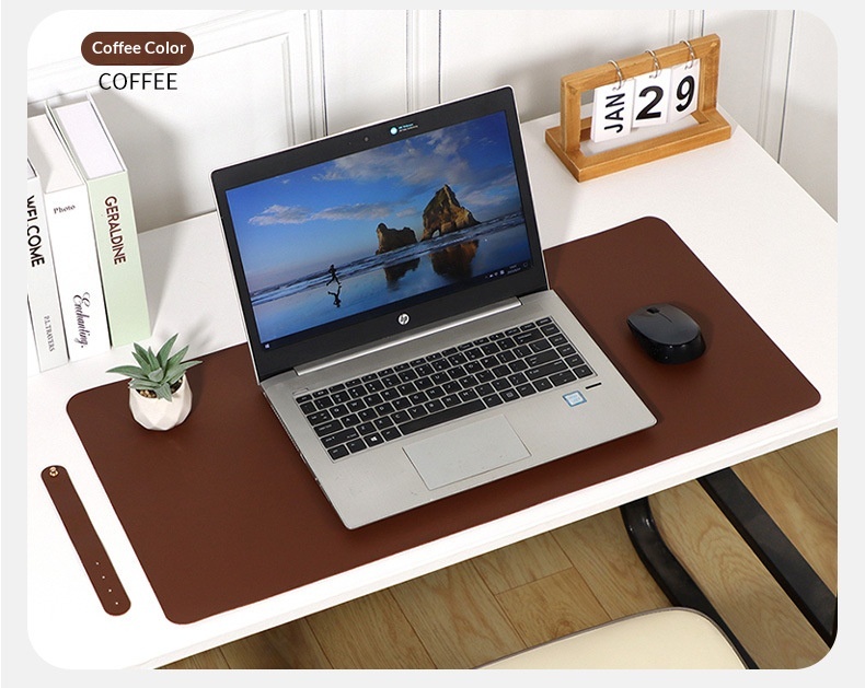 Dirty-resistant Leather Mouse Extra-large Computer Waterproof Writing Desk Table Gaming Keyboard Pad_voghion.com