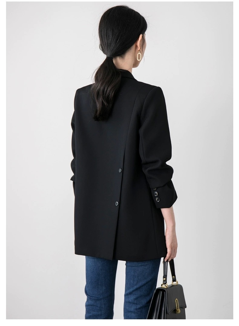 Women's Slim Fit Blazer - Stylish Lightweight Casual Jacket_voghion.com