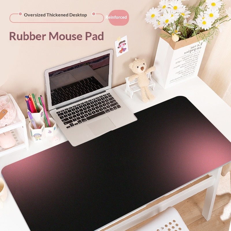 High-end Gradient Color Mouse Pad Extra Large Minimalist Ins Style Texture Gaming Office Keyboard Desk Mat_voghion.com