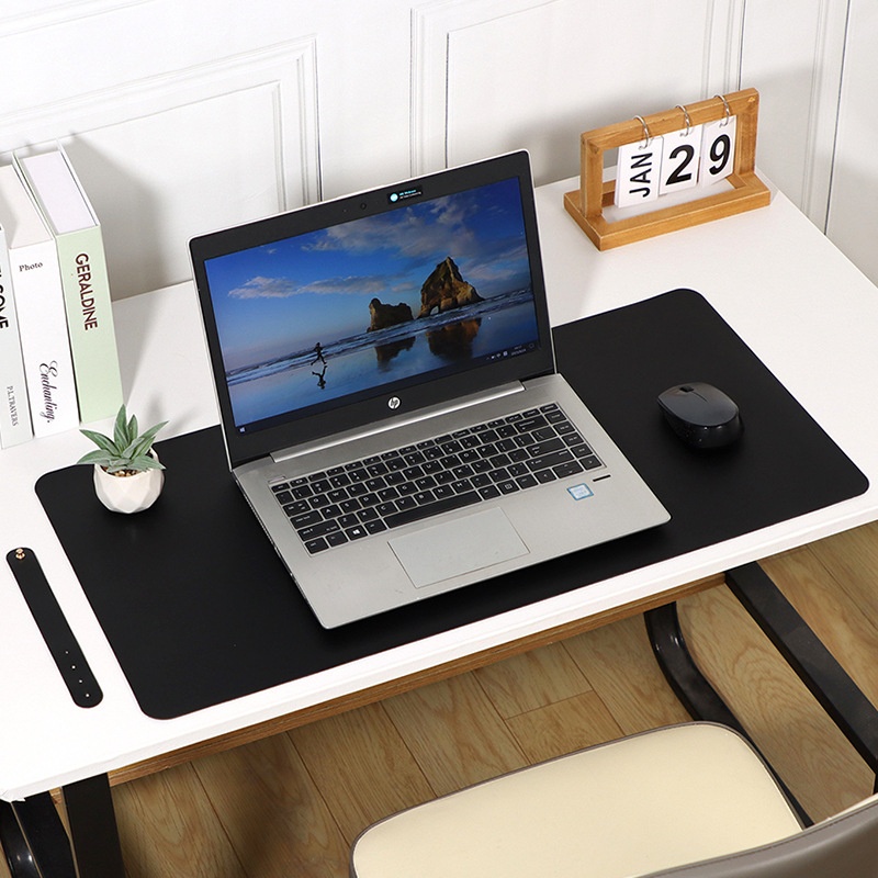 Dirty-resistant Leather Mouse Extra-large Computer Waterproof Writing Desk Table Gaming Keyboard Pad_voghion.com