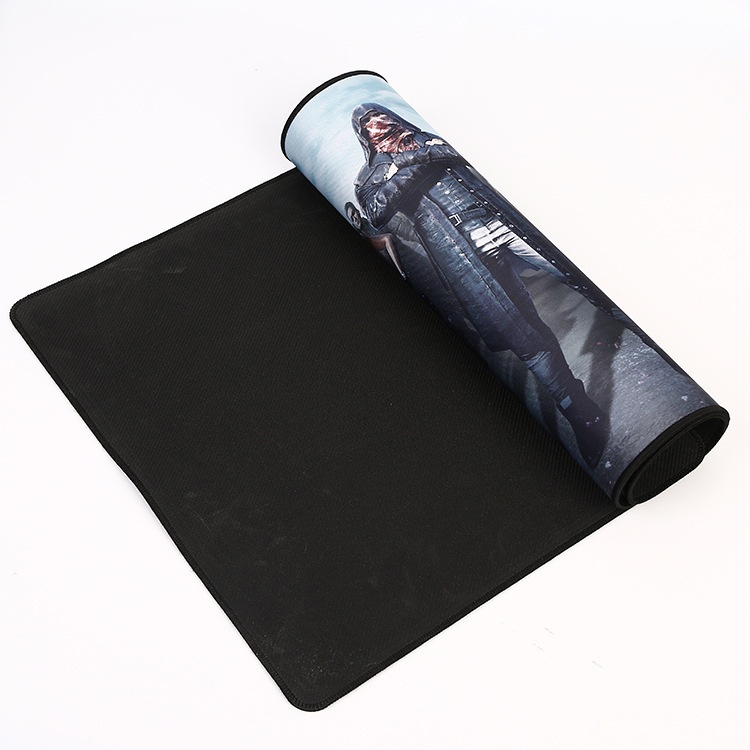Tapis de souris 3D publicitaire pour jeux vidéo, tapis en caoutchouc cousu avec précision, personnalisable_voghion.com