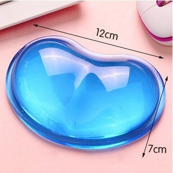 Crystal Gel Mouse Pad With Wrist Rest For Keyboard Support_voghion.com