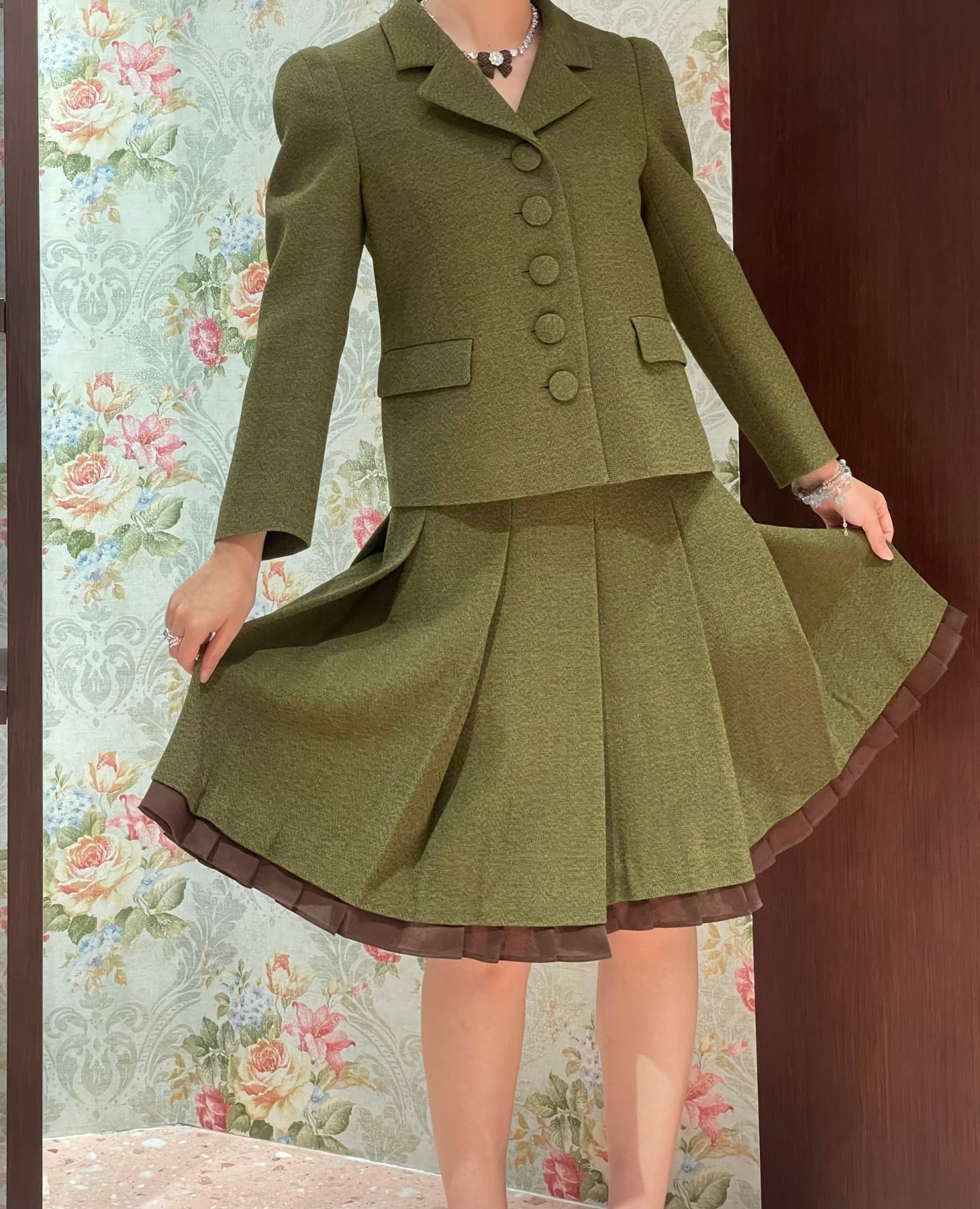 Damen Blazer Für Den Herbst Und Winter Aus Edlem Wollstoff_voghion.com