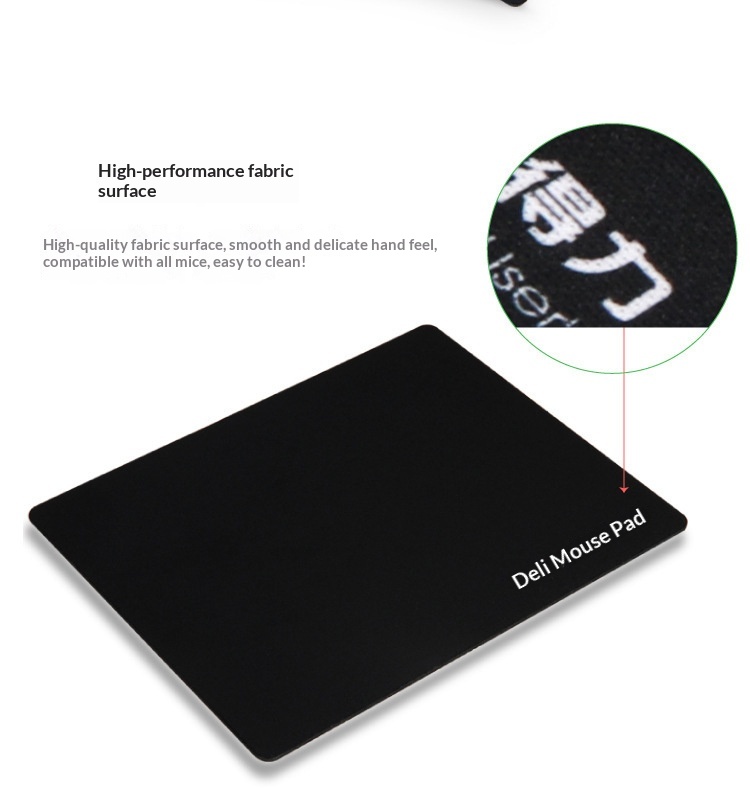 Deli 3692 Non-Slip Office Gaming Computer Rubber Mouse Pad_voghion.com