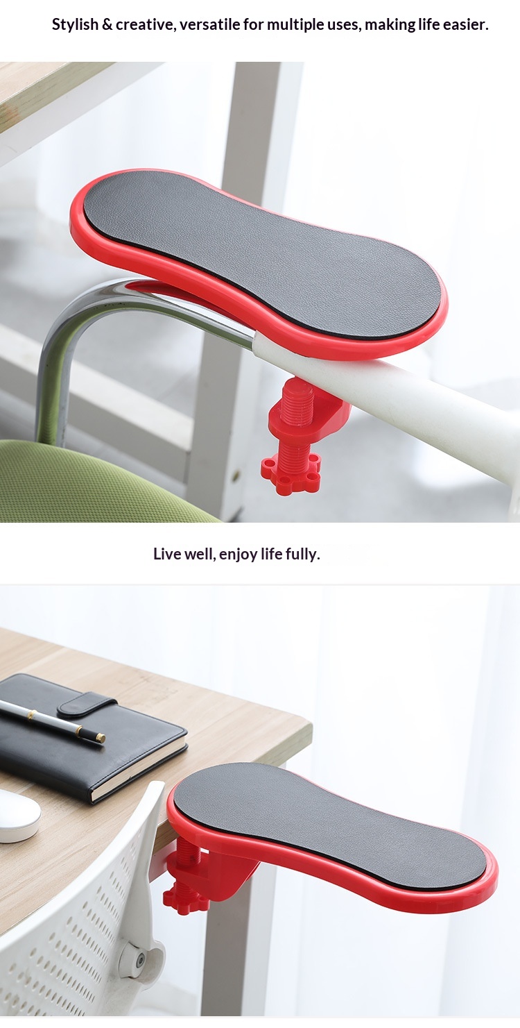 Computer Rest For Desk With Pad, Rotatable Arm And Elbow Support Board, Labor-saving Mouse Support, Anti-slip_voghion.com