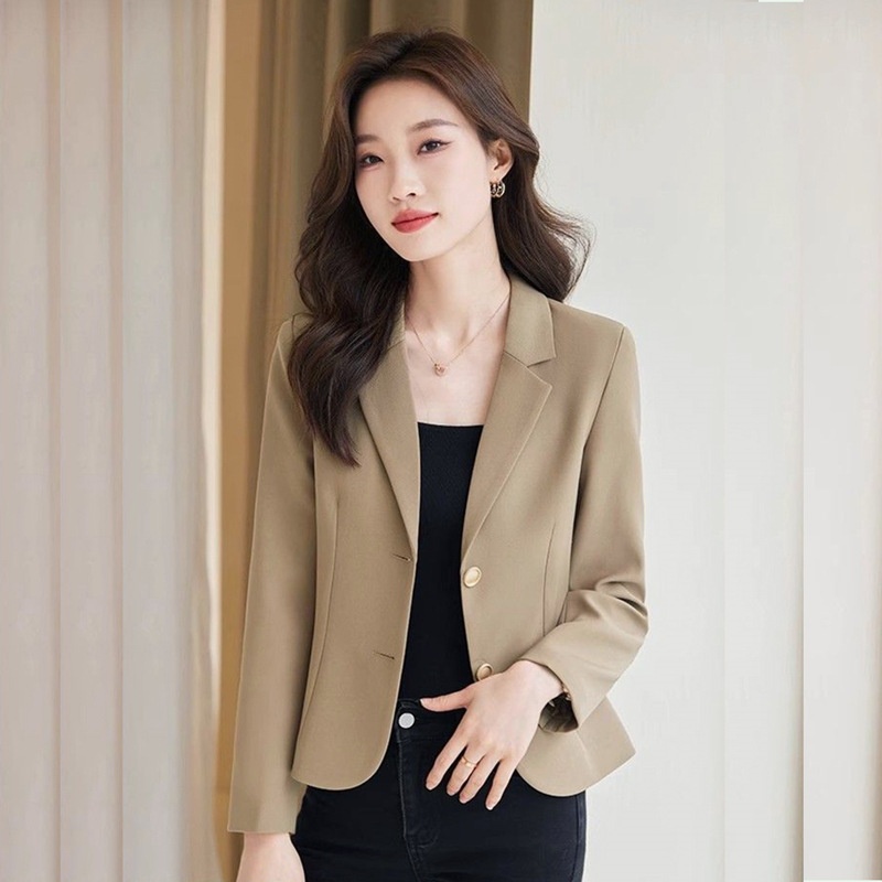 Short Blazer For Petite Women, 2025 Spring New Fashion, Stylish And Elegant Small Jacket With Unique Design_voghion.com