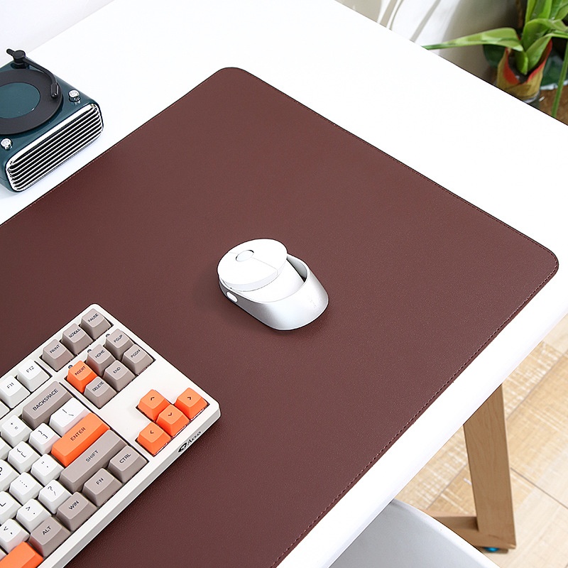 Ekstra Büyük Boy Deri Fare Masası Bilgisayar Klavye Masaüstü Matı Ofis Yazı Pedi Desen Baskılı Logo Toptan Satış_voghion.com