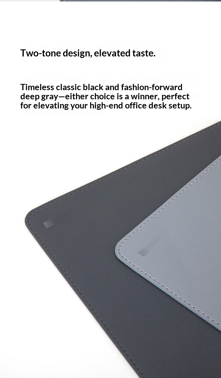 Tappetino per mouse extra-large a doppio materiale/extra-large impermeabile per gaming competitivo, antiscivolo, tinta unita, uso ufficio_voghion.com