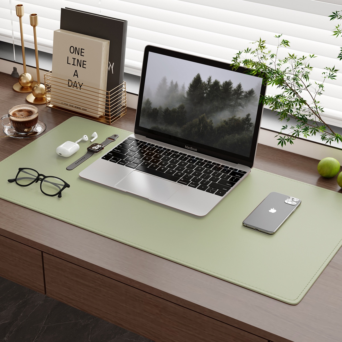 Tappetino da scrivania extra large in pelle impermeabile per laptop e ufficio, ideale per mouse e auto, tappetino da gioco._voghion.com