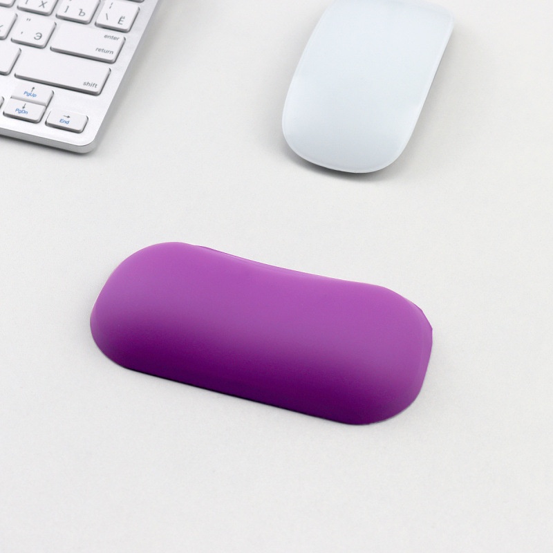 Pillow Silicone Mouse Hand Rest Comfortable Leather Keyboard Pad Anti-Slip Wrist_voghion.com
