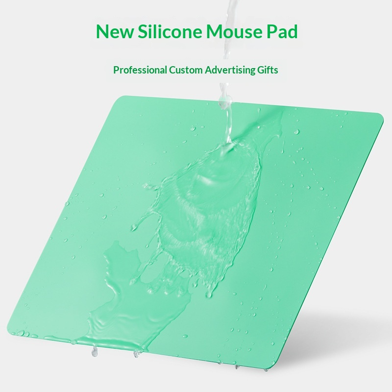 Gesong Tappetino per mouse liquido antiscivolo in silicone resistente allo sporco, piccolo, creativo, per ufficio, gaming e tastiera._voghion.com