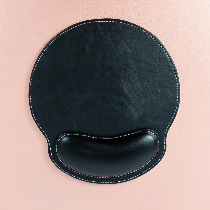 PU Leather Wholesale Office Hand Pillow Computer Rest Wrist Support Mouse Pad_voghion.com