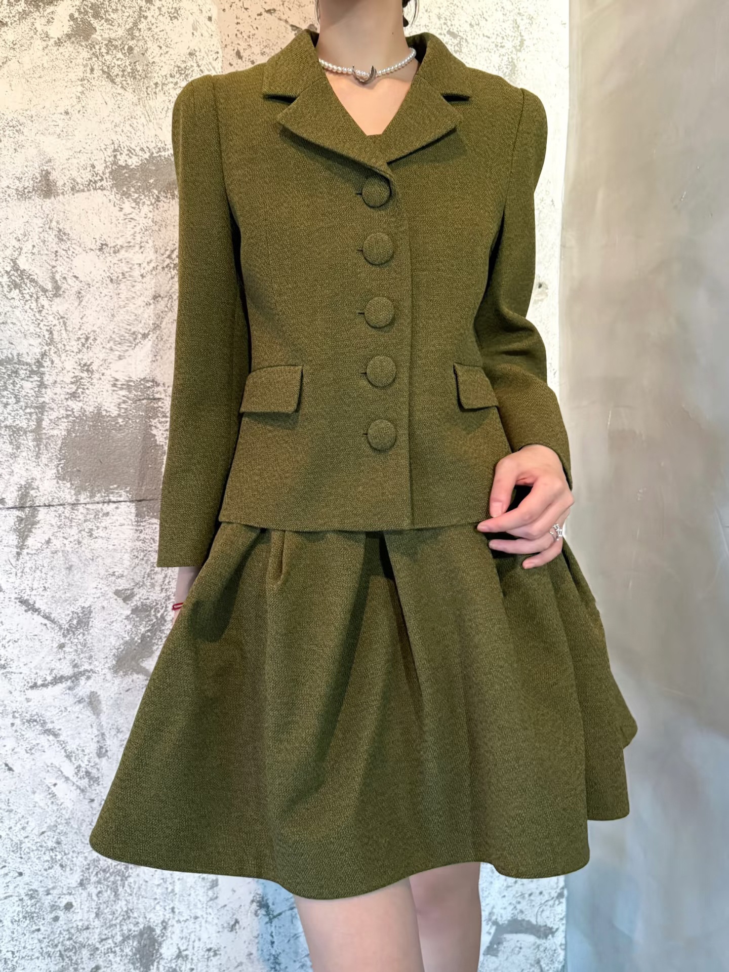 Damen Blazer Für Den Herbst Und Winter Aus Edlem Wollstoff_voghion.com